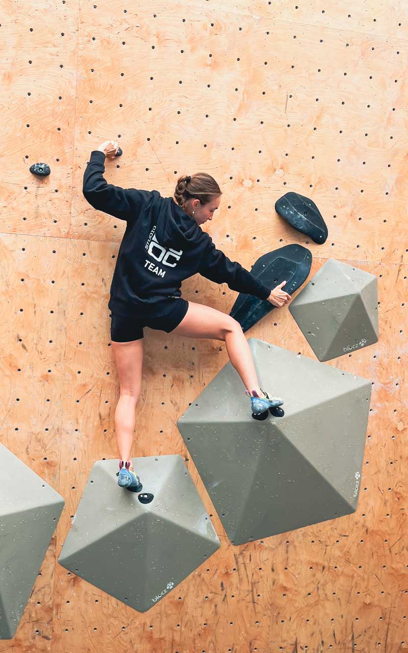 Bouldern in Studio Bloc Mannheim