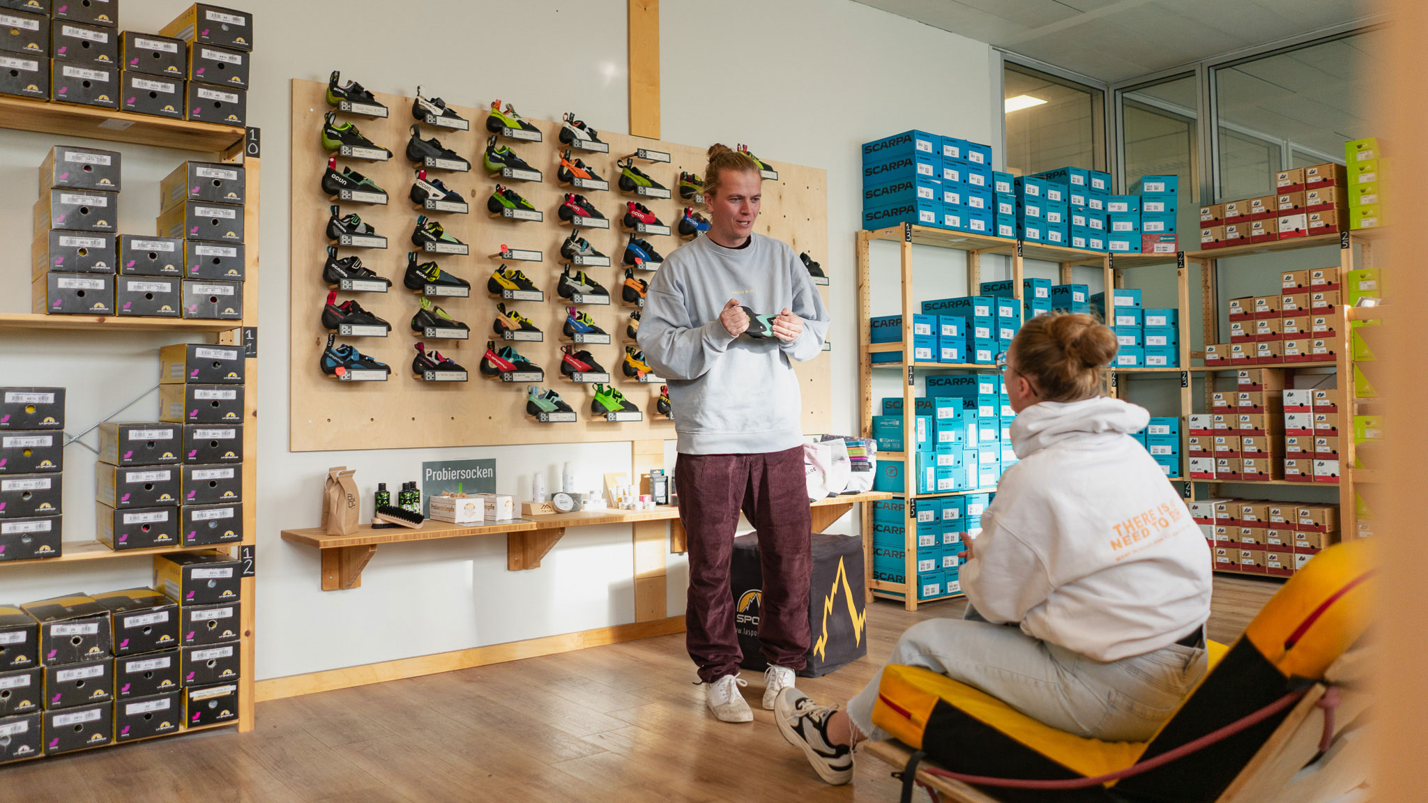 Beratung im Shop Studio Bloc Mannheim